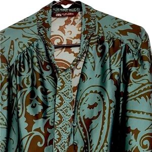 Zara long sleeve blouse